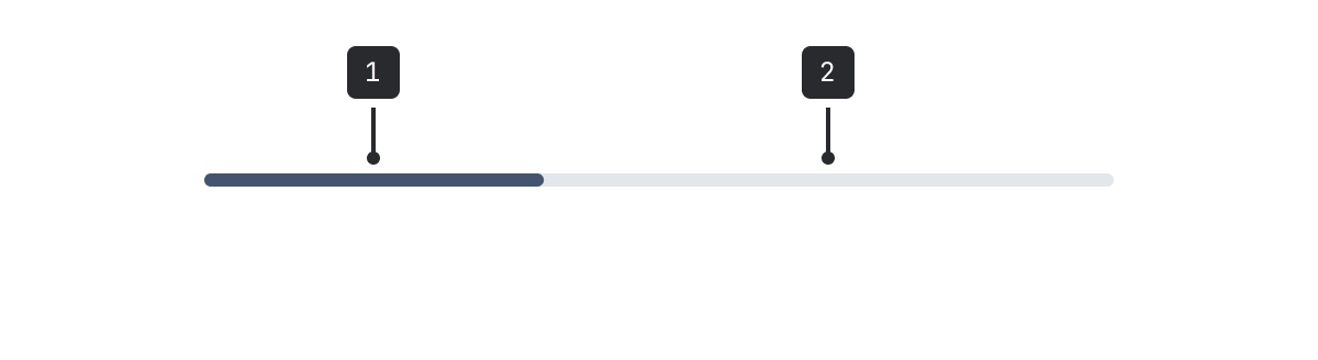 The example progress bar is a light grey horizontal line partially filled with a dark blue fill.