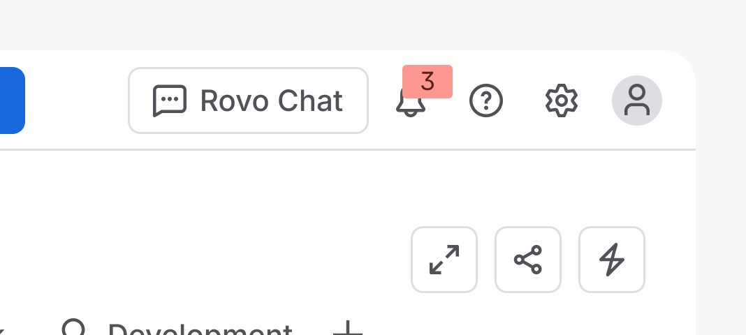 A bold danger badge showing a notification count of 3 in a top navigation bar, where high visual prominence is needed