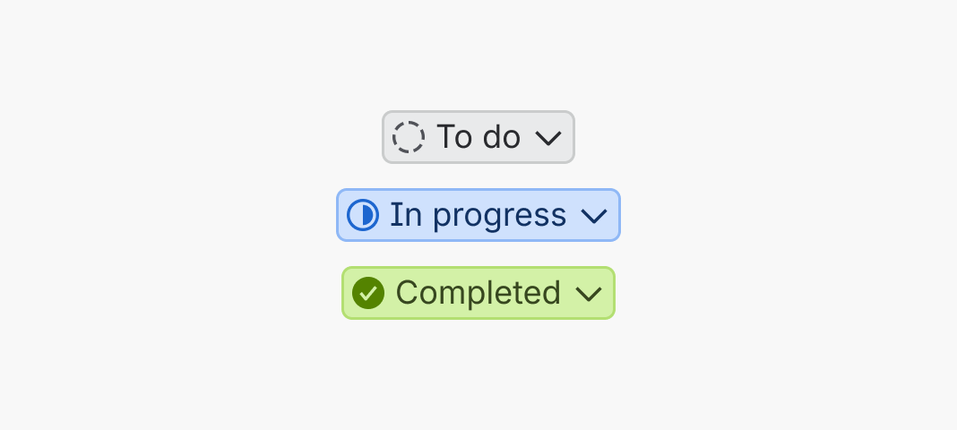 Use filled icons intentionally to draw user attention where it’s needed.