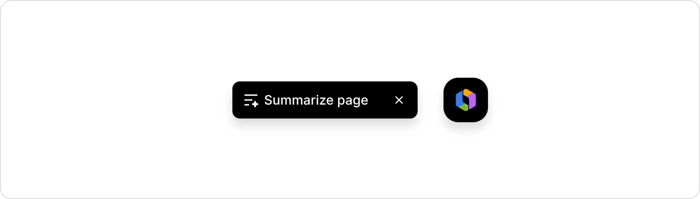 The floating action button with contextual nudges appearing beside it.