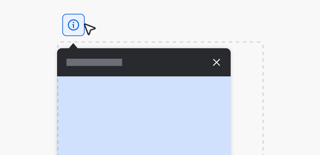 A Spotlight scaling down and to the right from the direction of its trigger on the top right.