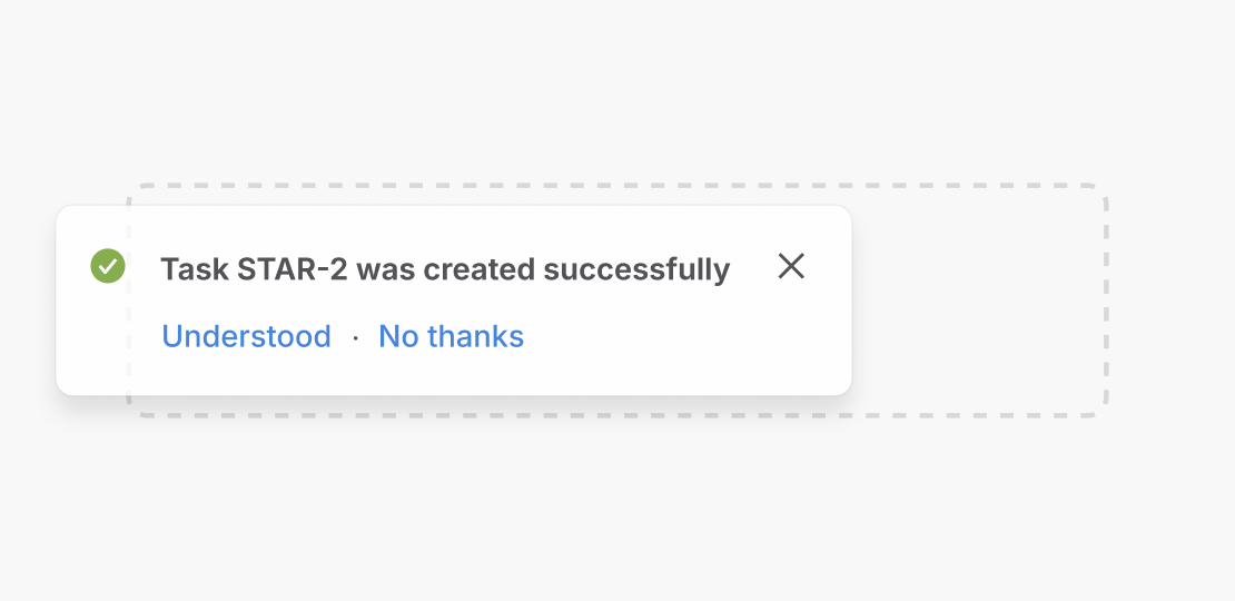 A success Flag animating with multiple properties at once, creating visual noise.